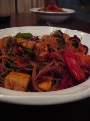 Gluten free Singapore Street Noodles