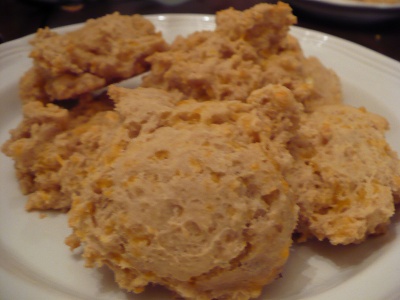 Gluten Free Casein Free Garlic and Cheese Biscuits