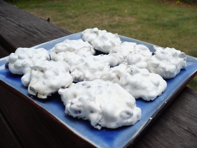 Plate of Gluten Free Forgotten Cookies