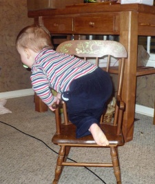 David in rocking chair