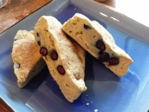 gluten free blueberry scones